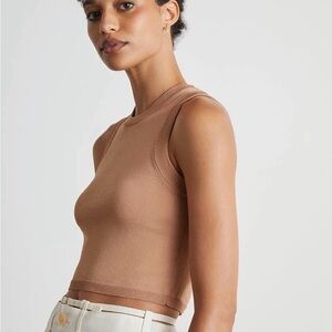 Who What Wear Bobby Cropped Tank Top Sweater, New With Tags, Medium